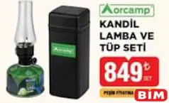 ORCAMP KANDİL LAMBA VE TÜP SETİ ORCAMP KANDİL LAMBA VE TÜP SETİ